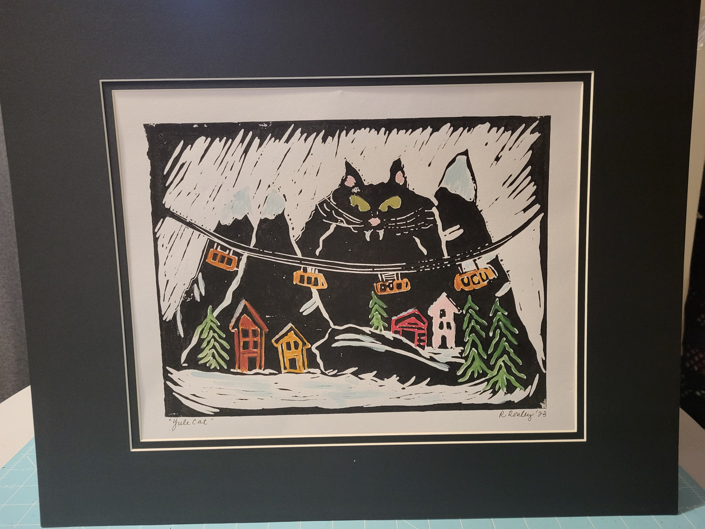 Yule Cat - Original Art