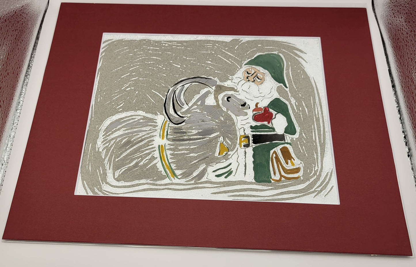 Tomte & The Yule Goat - Original Art