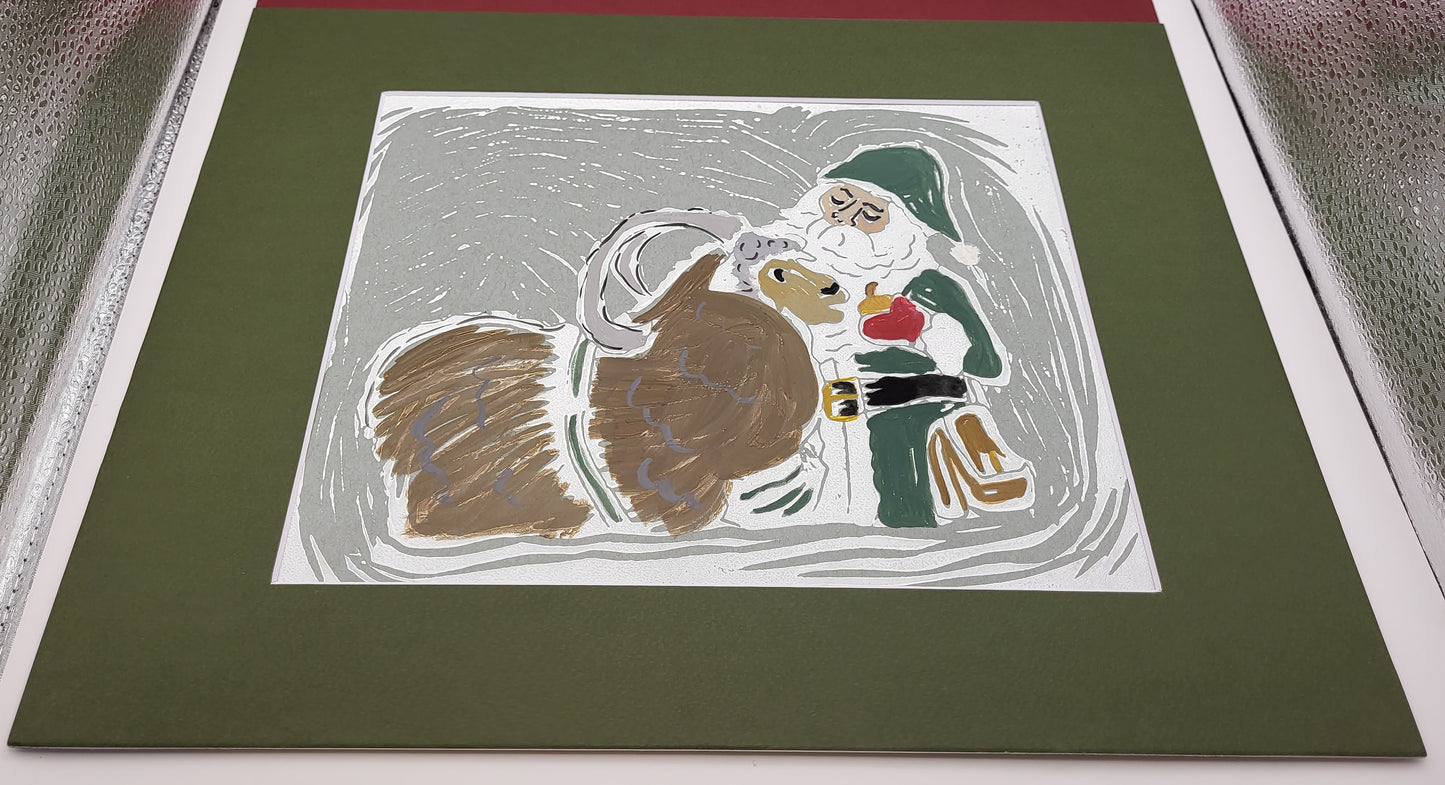 Tomte & The Yule Goat - Original Art