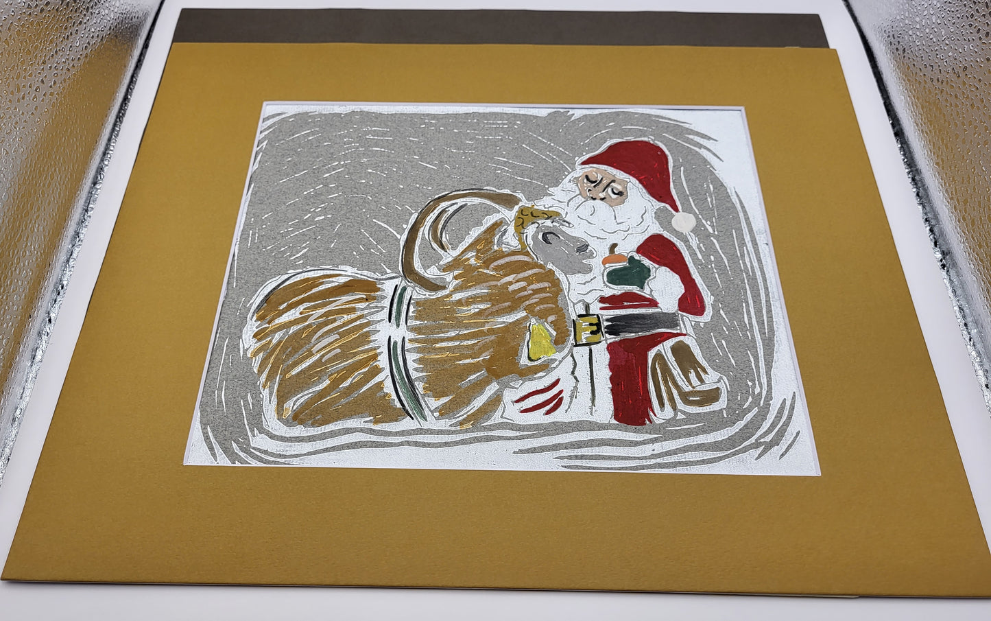 Tomte & The Yule Goat - Original Art