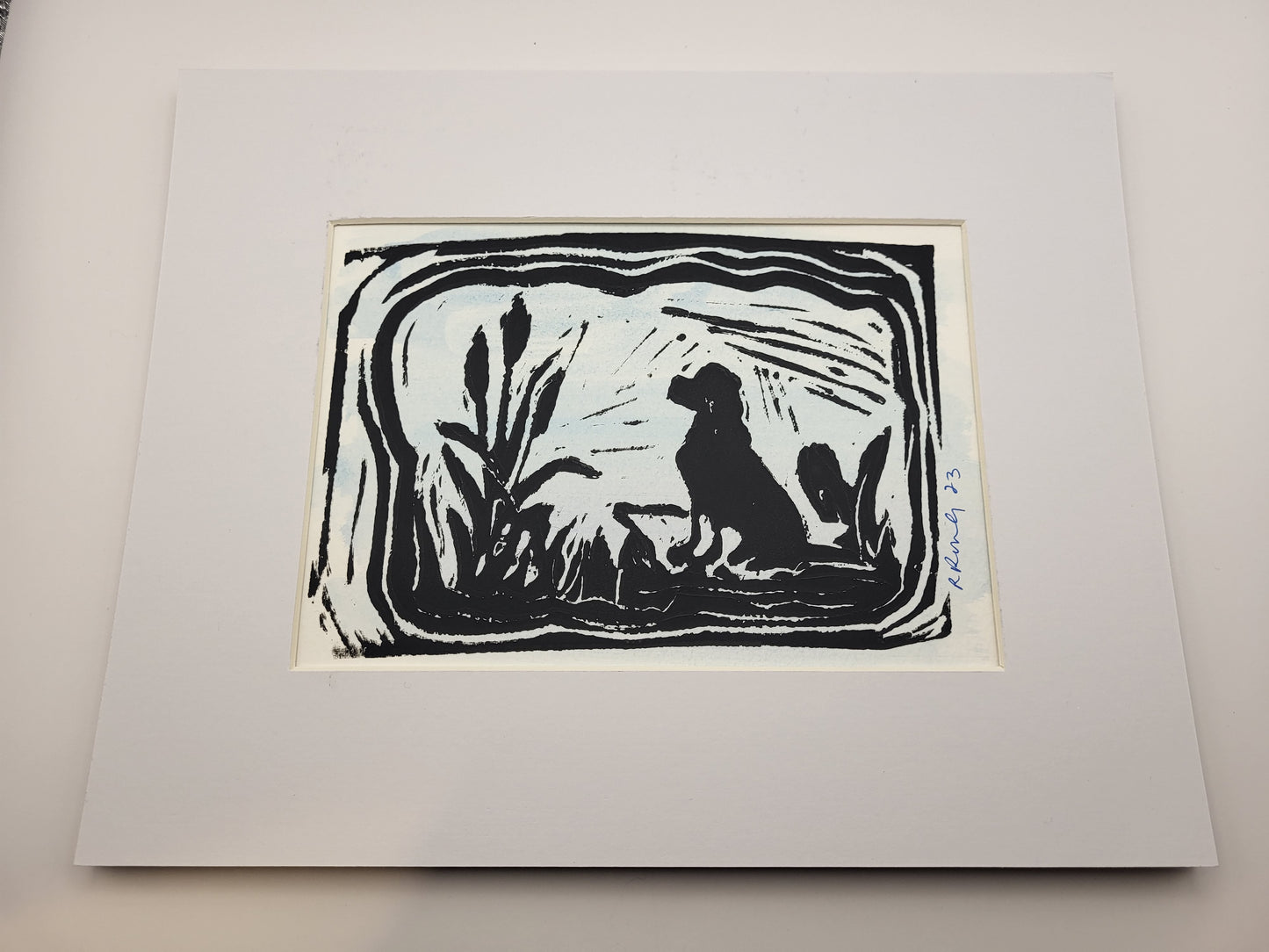 Lab at the Lake - Original Art