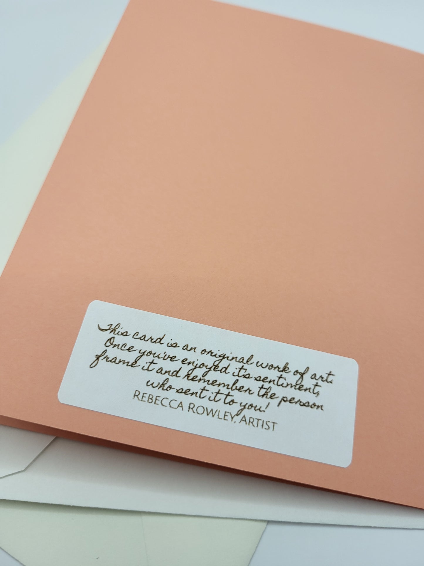 Greeting Card - Flamingo in Gold