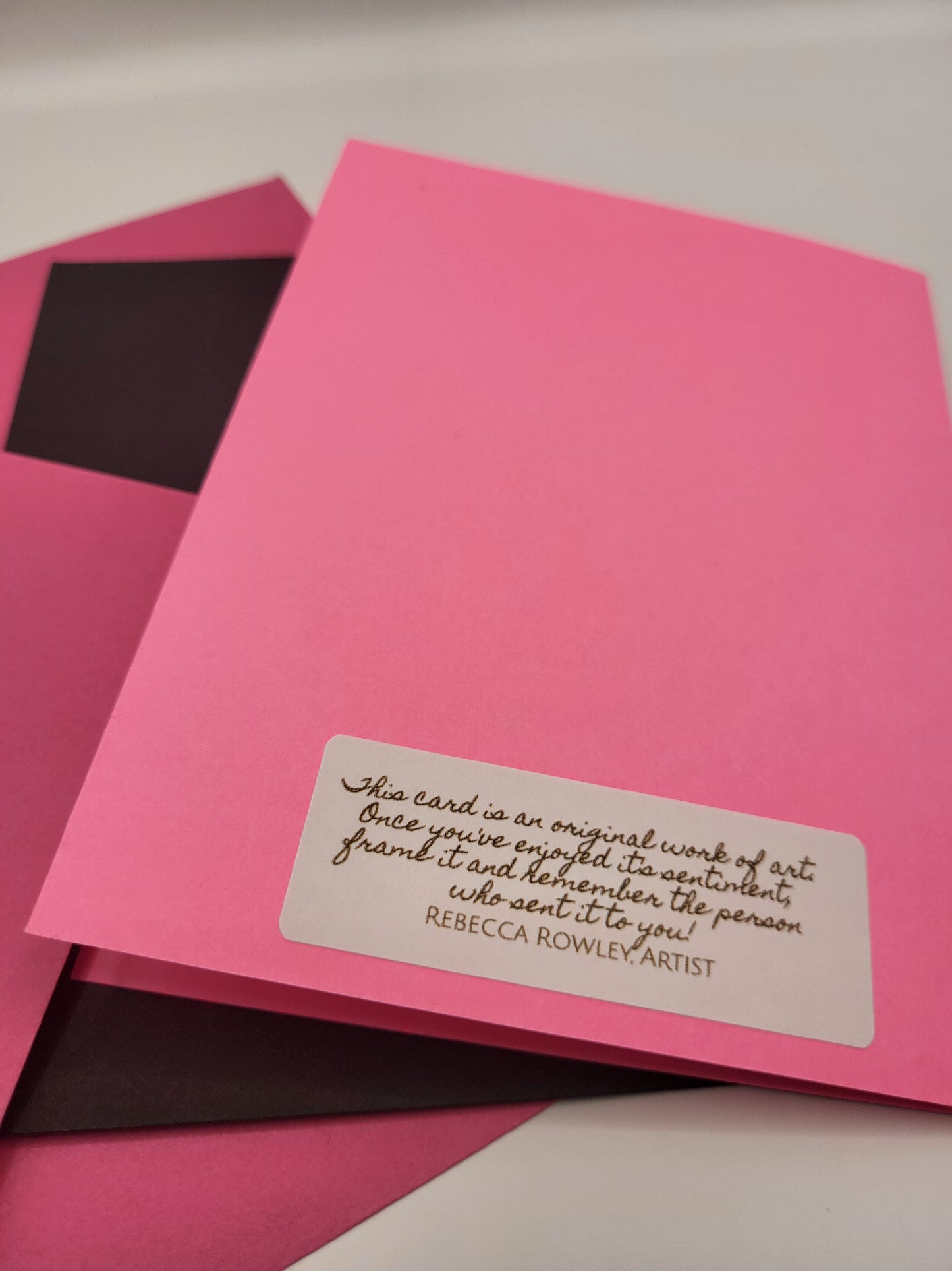 Greeting Card - Flamingo in Hot Pink