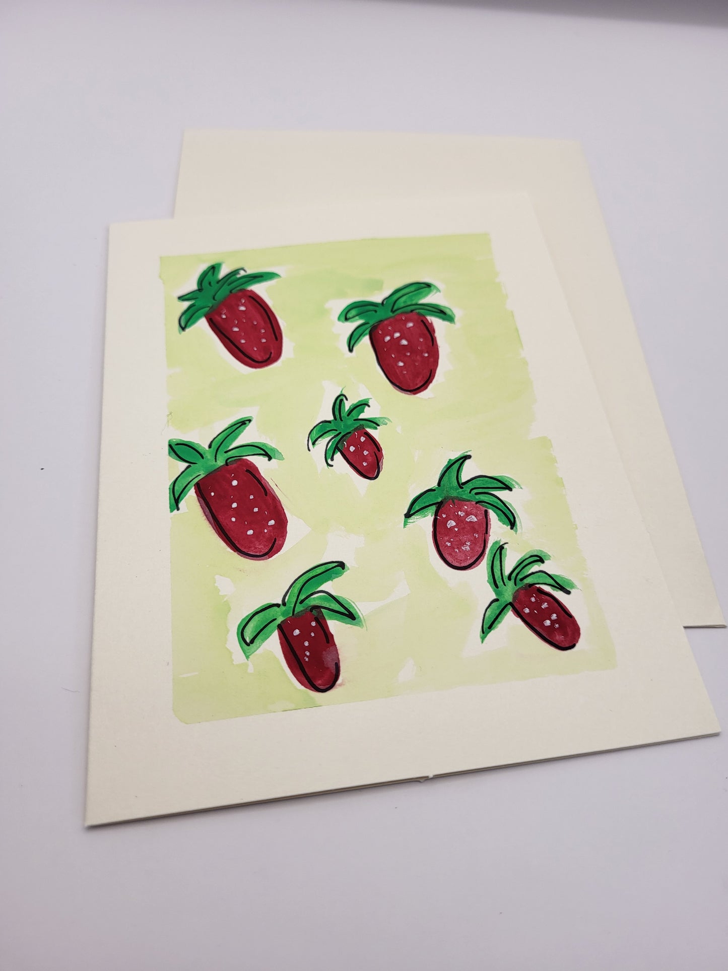 Greeting Card - Strawberries
