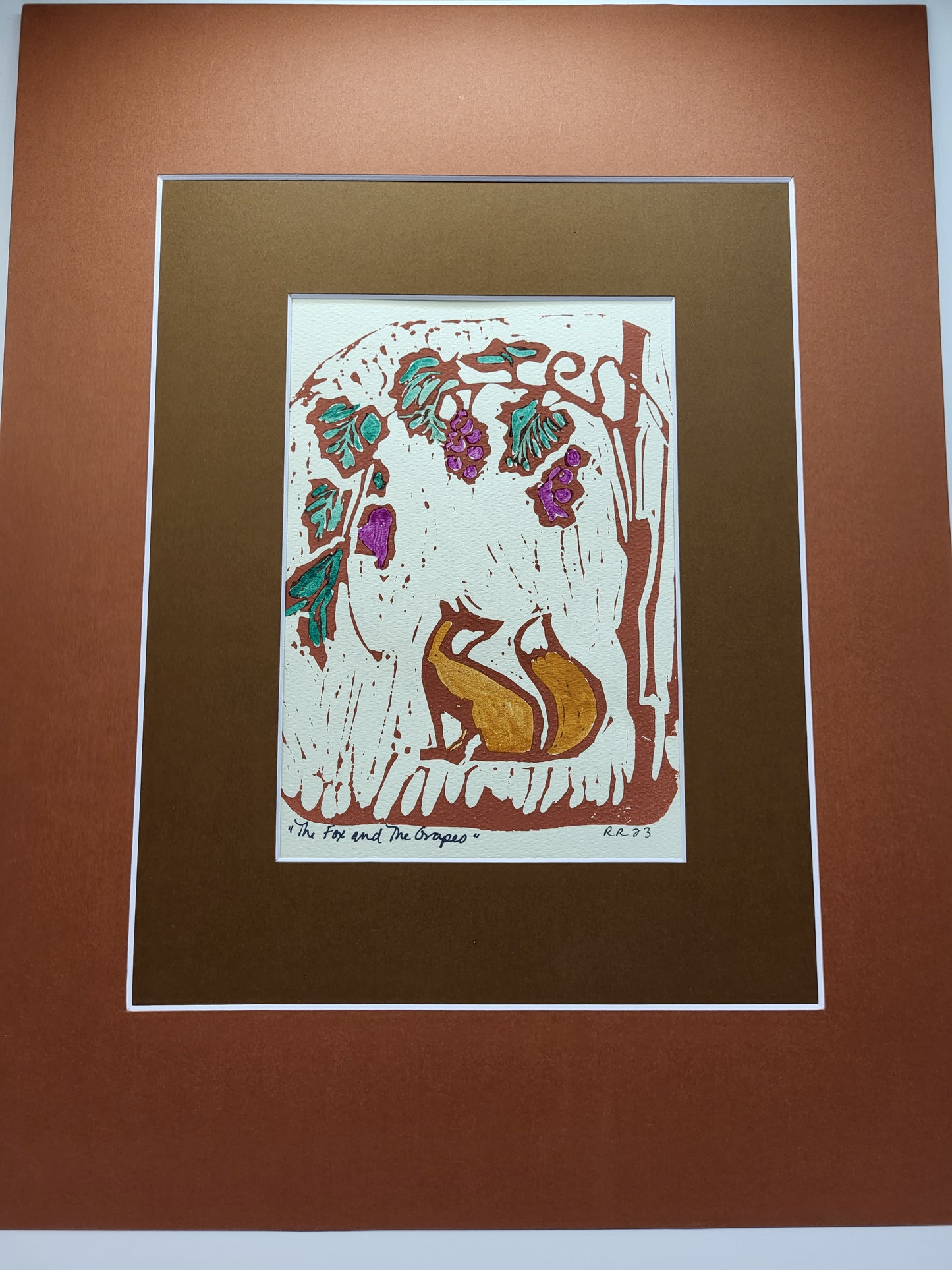 The Fox & The Grapes (2) - Original Art