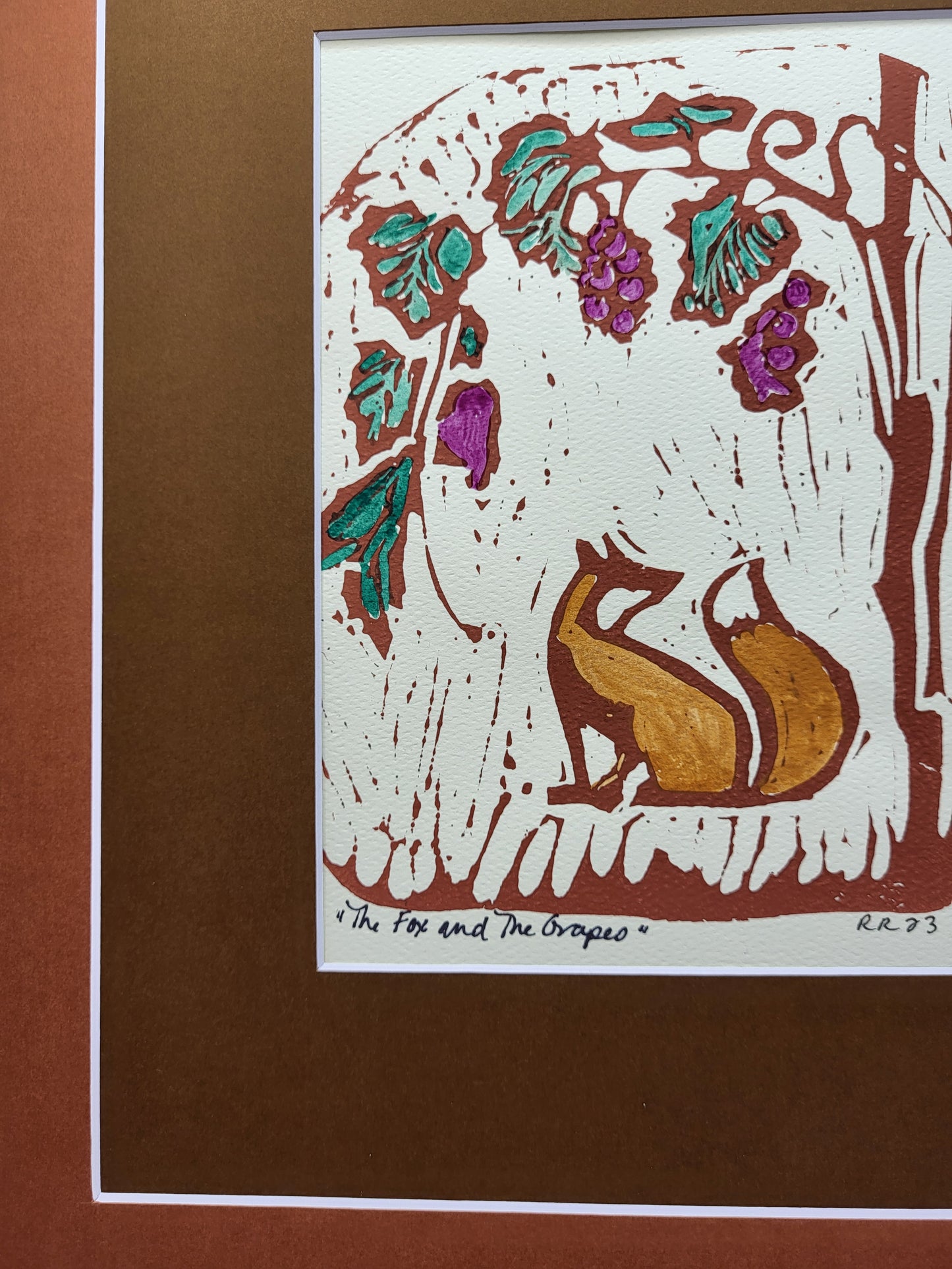 The Fox & The Grapes (2) - Original Art