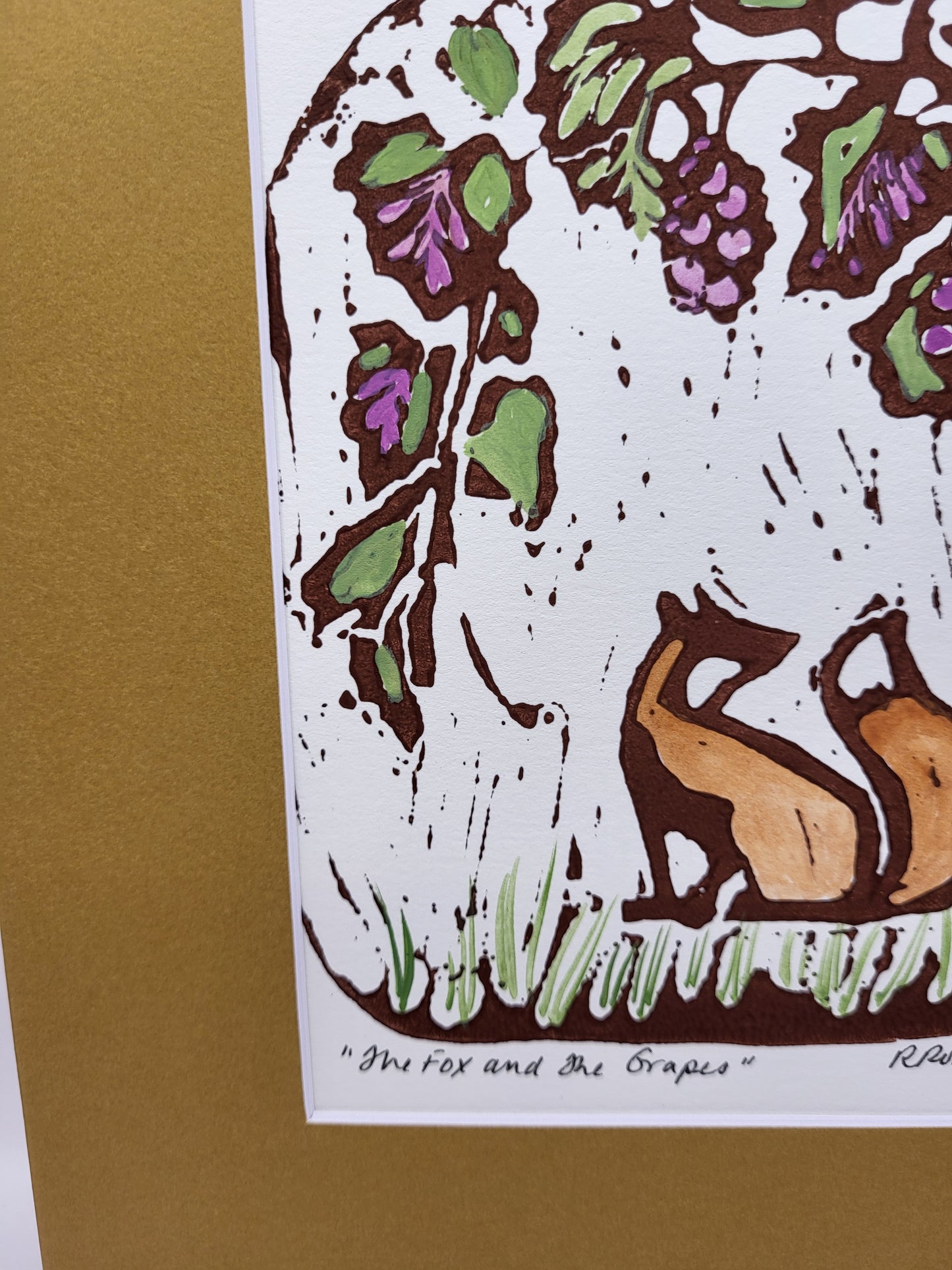 The Fox & The Grapes - Original Art