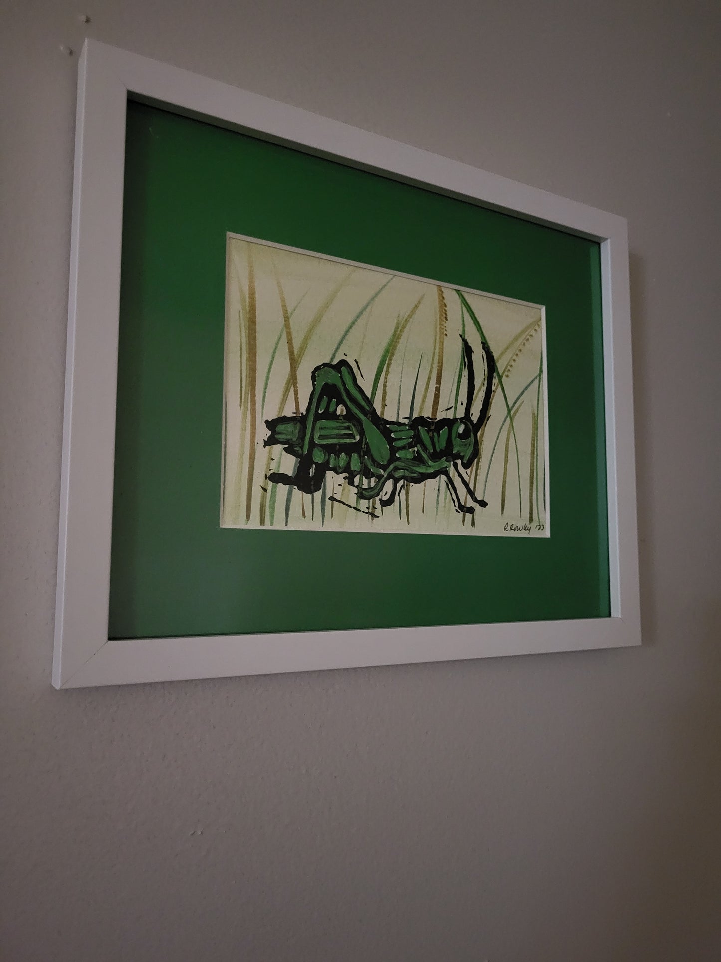 The Grasshopper-Framed-Original Art