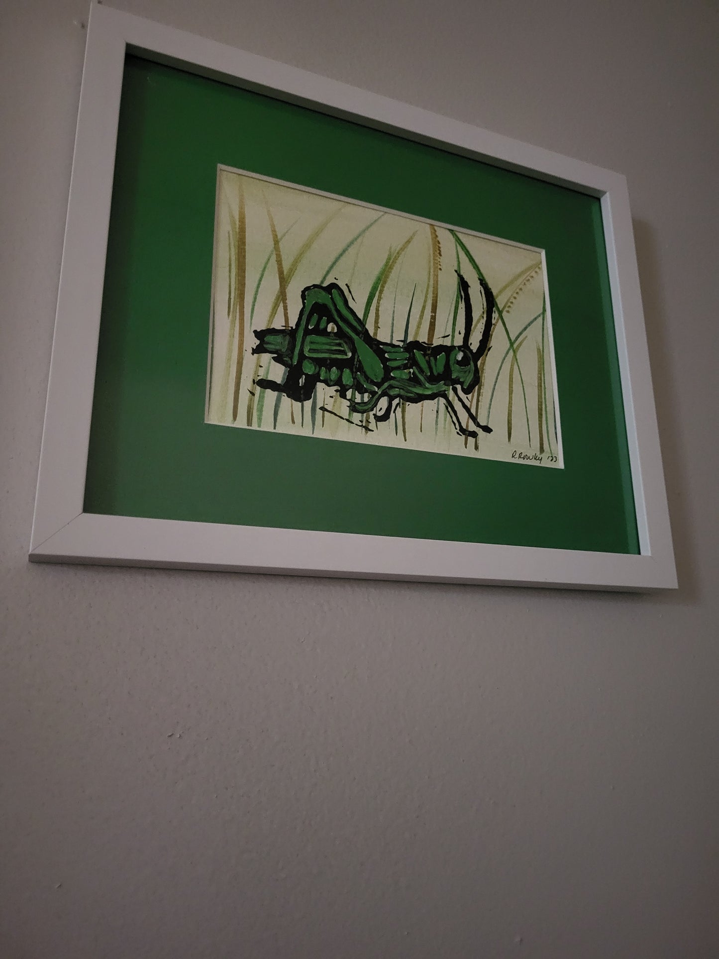 The Grasshopper-Framed-Original Art
