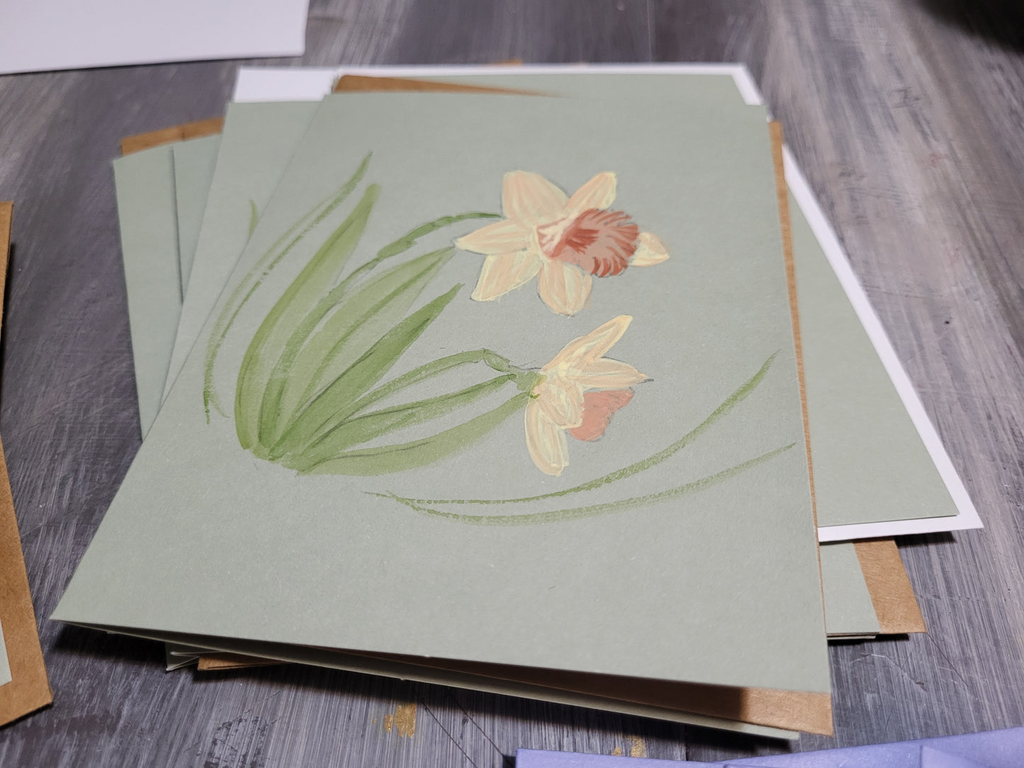 Greeting Card - Daffodils