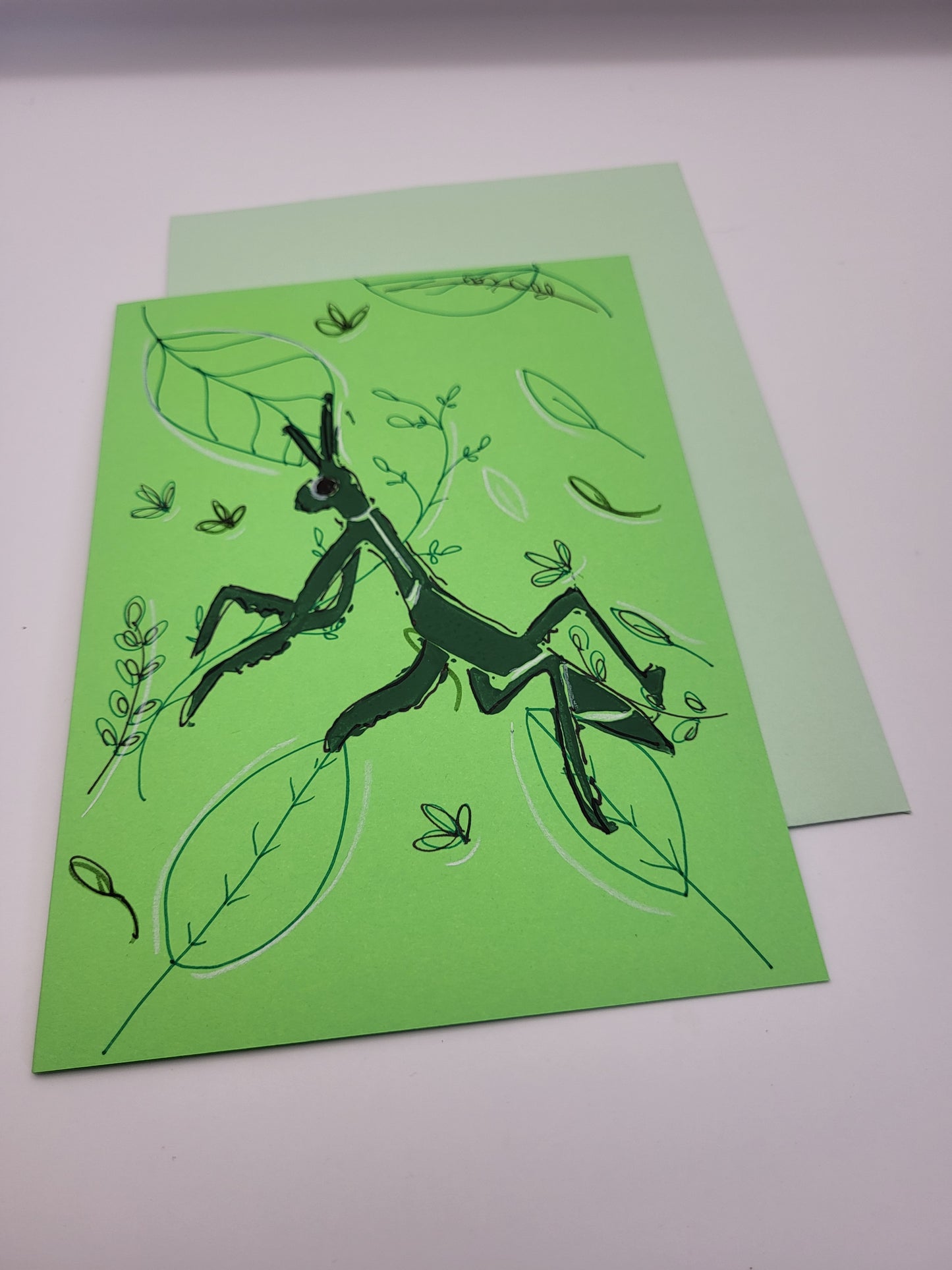 Greeting Card - Praying Mantis