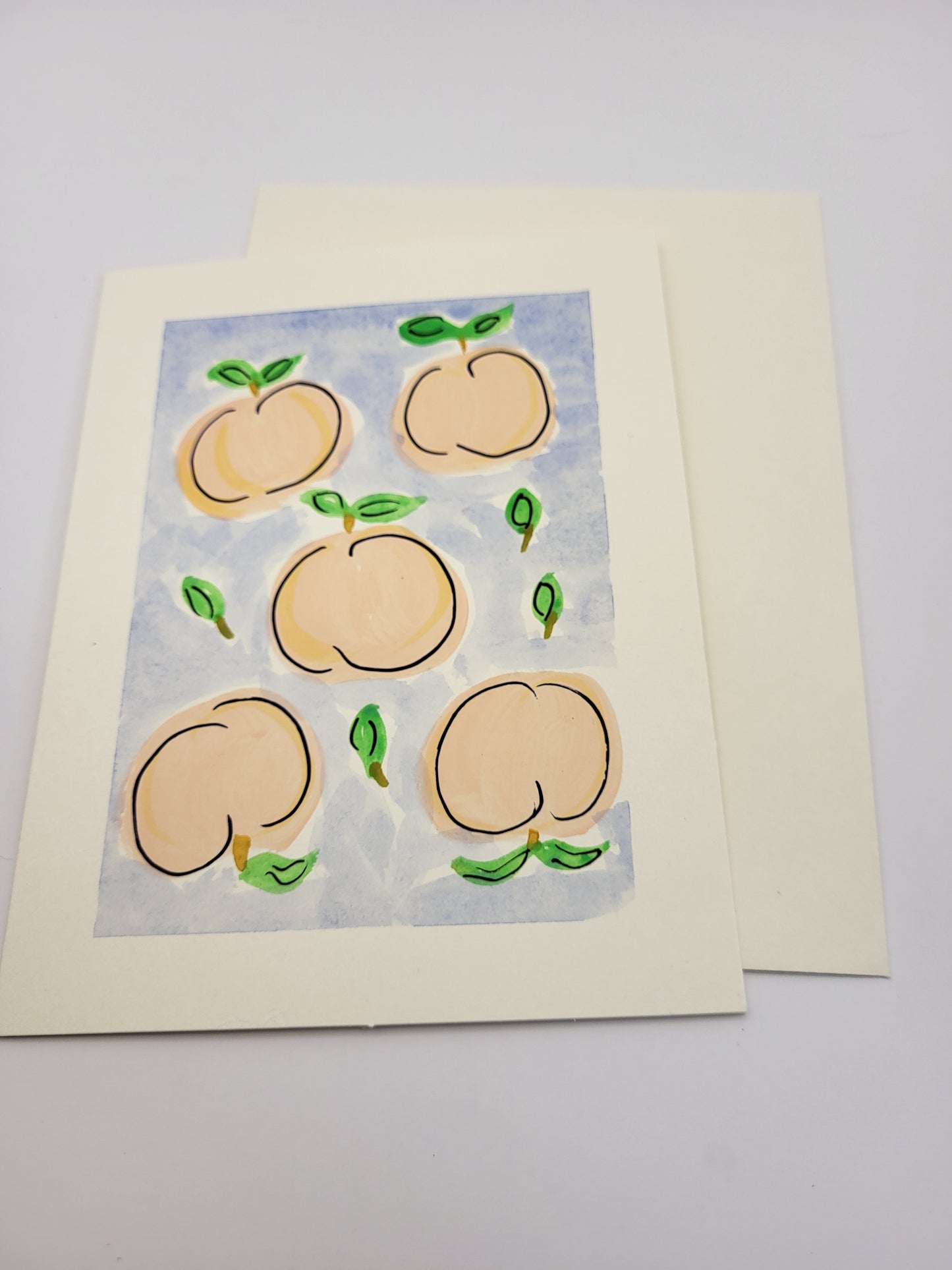 Greeting Card - Peaches