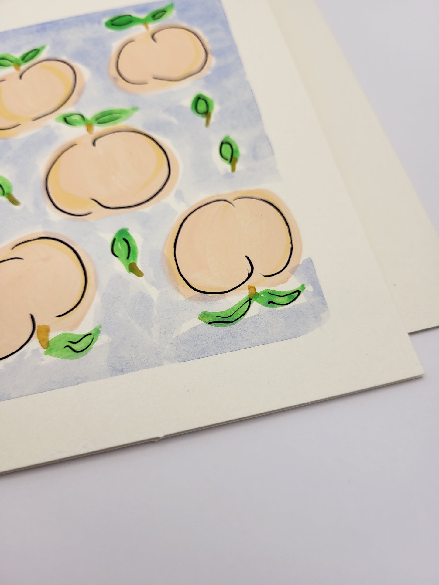 Greeting Card - Peaches