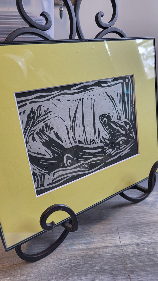 Northern Grey Tree Frog-8x10-Original Art